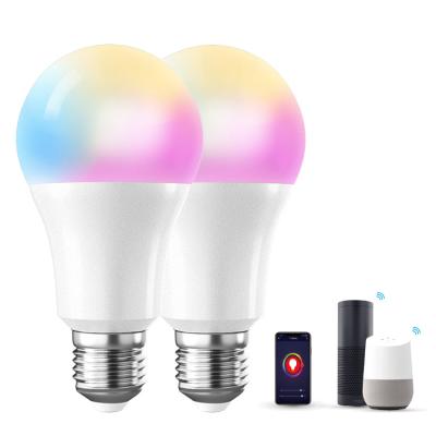 China Amazon Alexa Google Home IFTT 15W 1350lm RGB Lamp Good Prices Wifi Energy Saver Smart Color Bulbs For USA for sale