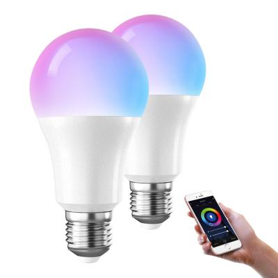 China American A Lamp Amazon Alexa Google Home IFTT 110-130V Color WIfi Light Bulb 11W Smart LED RGB Light Bulb for sale