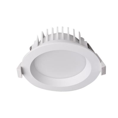 China Save Energy SAA Round Adjustable Color LED Variable Ceiling Dimmable CCT Down Light Aluminum Plastic 10W Downlight for sale