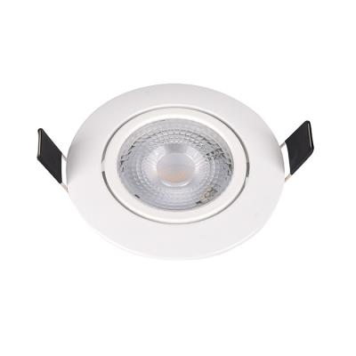 China Modern LED Spotlight, 5W 7W Dimmable 10%-50%-100% Dimmable Switch Adjustable Rotatable Recessed LED Spotlight Dimmable for sale