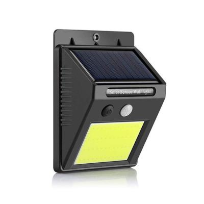 China Waterproof + Outdoor Lighting PIR Motion Sensor Solar Powered LED Wall Lamp COB PIR Motion Sensor Solar Light for sale