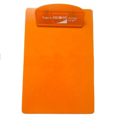 China Advertising/Promotion Gifts/Reading Promotional Plastic Medical Clipboard Paper Clip Board With Imprint Logo For Office And School Use for sale