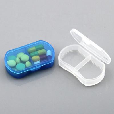 China Advertising/Promotion/Reading Gifts Custom Small Clear Simple Plastic Pill Box Holder For Logo Imprint Promotion for sale