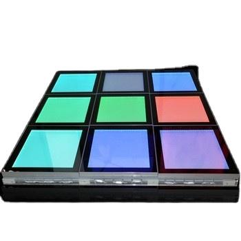 China Adertising Show / Floor Safety Glasses Edgelight AF8A A2 Aluminum Profile RGB LED Light Box For Dance Floor for sale