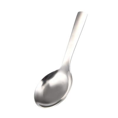 China Designer Pure Titanium Round Rice Spoon Viable Luxury Soup Spoon for sale