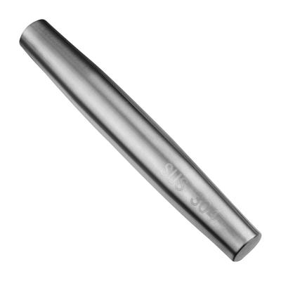 China Stainless Steel Viable Smooth French Roll Pin Rolling Pin For Cake Baking Baking for sale