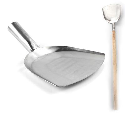 China Stainless Steel Spatula Tools Utensils Cooking Durable Long Handle Turner Shovel Wok Spatula for sale