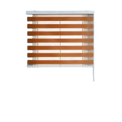 China Blackout Customized Size Roll Curtain Zebra Double Blind Roller Fabric Shades Blinds for sale