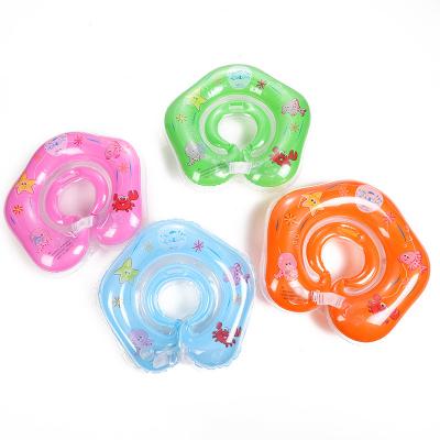 China Women Durable Baby Neck Ring Swim Float Inflatable Infant Swimming Circle 0-3 Years for sale