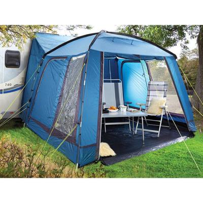 China Azure Blue Drive away Caravan Porch Awnings with Fibreglass Pole for sale