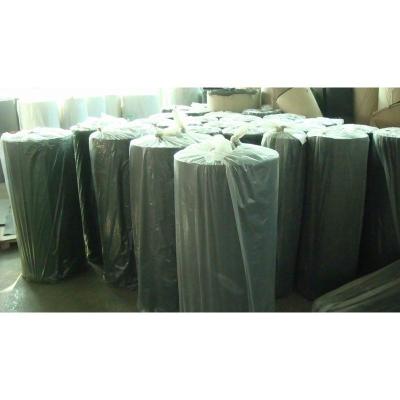 China Elastic Sbr Neoprene Rubber Sheet / Roll With Polyester Fabric for sale