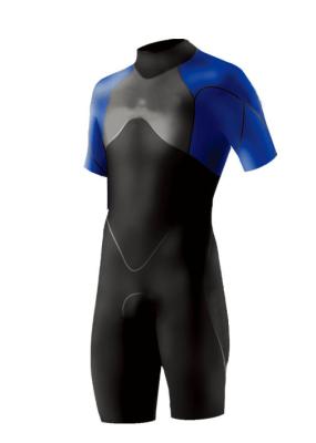 China Mens Shorty 3mm Mesh Skin or Nylon Outside Neoprene Surfing Suit for sale