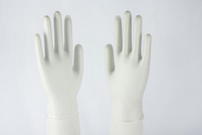 China Against ultraviolet synthetic vinyl food service gloves , protective vinyl surgical gloves for sale