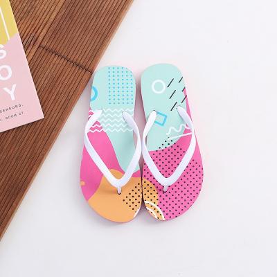 China 2021 New PVC Camouflage Solid Color Coconut Tree Men Slippers Rubber Flip Flops Summer Beach Removable Shoes for sale