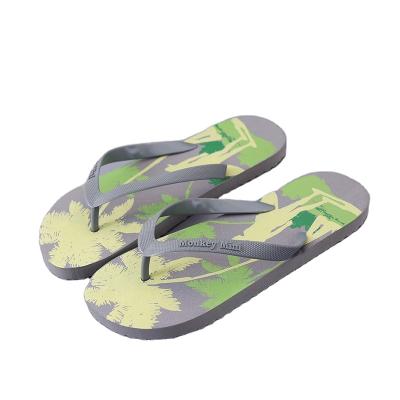 China PVC Men's Slippers Summer Beach Shoes Wholesale Camouflage Coconut Rubber Slippers 2023 New for sale