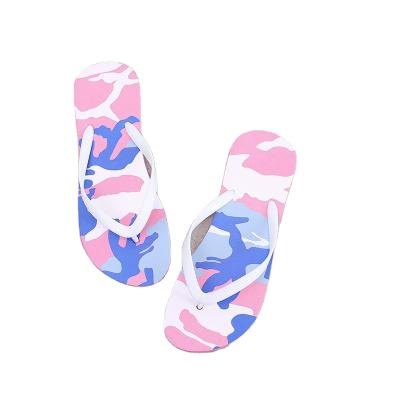 China PVC Men's Slippers Summer Beach Shoes Wholesale Camouflage Coconut Rubber Slippers 2023 New for sale