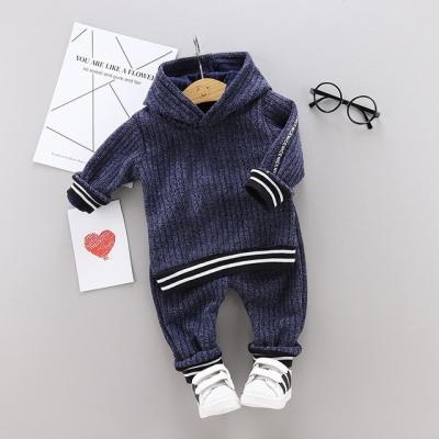 China 2pcs spring and autumn style hooded 2023 antibacterial boys girls suit along foreign middle school children sets new sports letter hood for sale