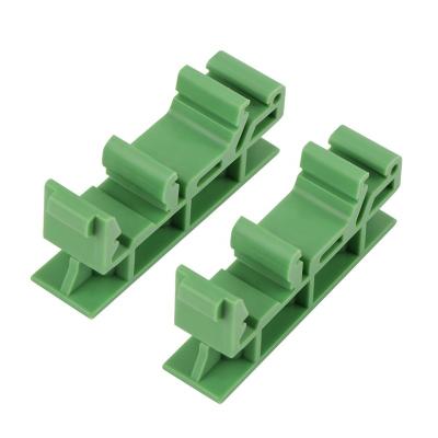 China 10sets 35mm PCB DIN C45 Rail Adapter Card Holder Carrier Carrier Approx 42.6 x 10 x 19.3mm / 1.68 x 0.39 x 0.76in for sale