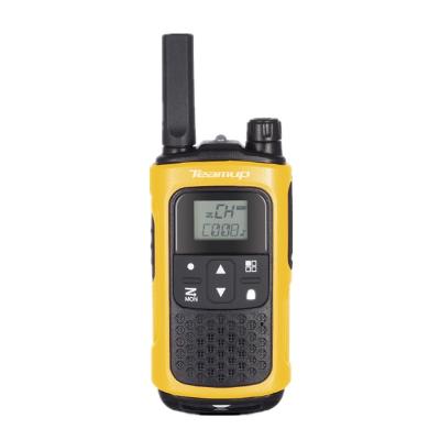 China colorful 2W 88channels 446MHz handy radio with display Teamup T80 two way wakie takkie singal 1100mAh around for sale