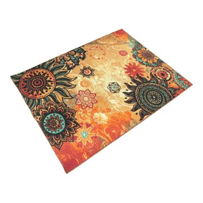 China Tking 2022 Washable Modern Polyester Non Slip Backing Custom Printed Blankets For Living Room Persian Carpet LM Carpet for sale