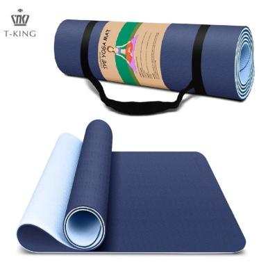 China Durable Anti-Slip Washable Waterproof Yoga Mat Double Color, Yoga Mat Yoga, Tape Tape Printed Yoga Mat for sale