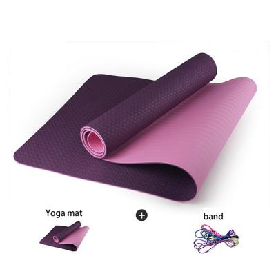 China Eco-Friendly High Quality Custom Handmade Image Printed Tape Yoga Mat Waterproof Washable Durable Anti-Slip Tking Yoga Mat For Kids for sale