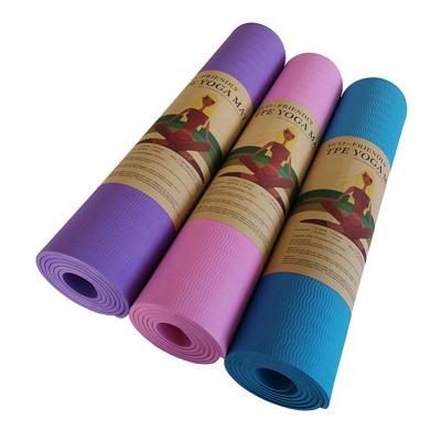 China Tking Non Slip Design Exercise Gym Fitness 6mm Tape Tiny4k Yoga Mat Professional Waterproof Teen Wrestling Mat Custom Made Eco-friendly Non-Slip Small for sale