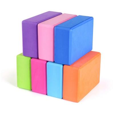 China Durable Custom Colors 120g 180g Non-slip Thicken Eva Yoga Block Brick For Exercise Workout Training Bodybuilding Equipment for sale