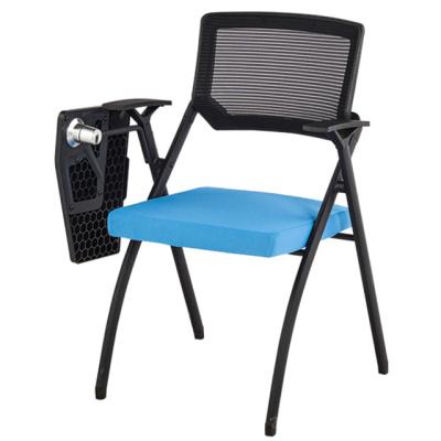 China Contemporary New Design School Training Chair With Notebook Chairs With Tablets Plastic Folding Chairs for sale