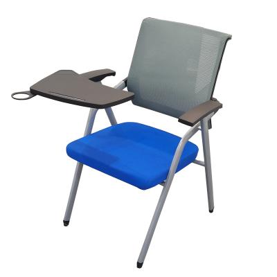 China Office Computer Desk Training Chair 1.2mm Thickness Foldable Luxury Steel 1.5mm University Meeting Training Chairs for sale