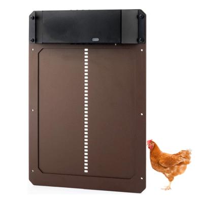 China Hot Sale Amazon Remote Control / Rainproof Light Sensing Timing DC Operated Full Aluminum Automatic Chicken Cage Door Opener for sale