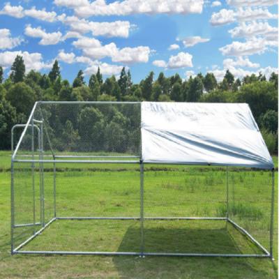 China Breathable Good Rise Large Metal Chicken Cage Steel Frame Chiken Cage Run for sale