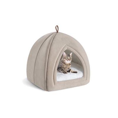 China New Design Cat Cave Beds For Indoor Warming Cats And Kittens Eco - Friendly Felt for sale