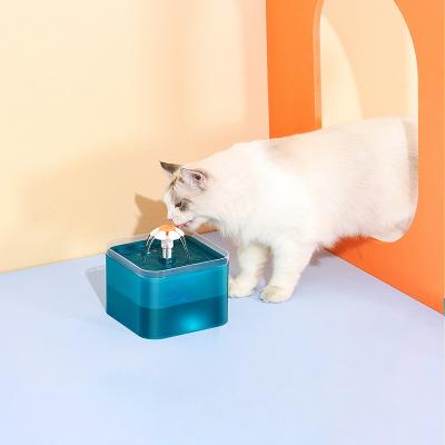 China New Automatic Pet Inventions LED Night Light 102oz/3L Cat Water Fountain Dog Water Dispenser for sale