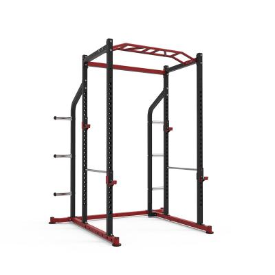 China Commercial Custom Gym Trainer Squat Cage Machine Power Stand With Cable for sale