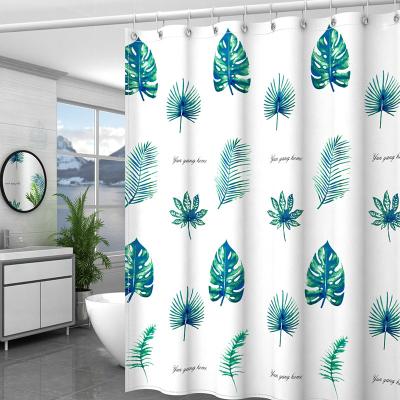 China Factory Price Rustic Linen Creative Fabric Wholesale Price Rustic Shower Curtain for sale