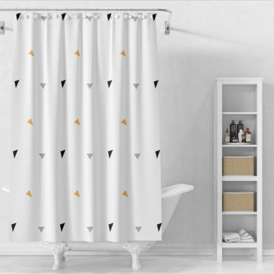 China Sustainable High Quality Eco Friendly Waterproof Custom PEVA Printing Shower Curtain for sale