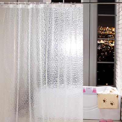 China Sustainable Home Decor Waterproof Stripes Eco - Friendly Shower Curtain for sale