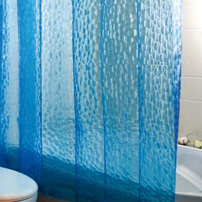 China Eco Friendly Home Decor Waterproof Plastic Cheap Shower Curtain Sustainable for sale