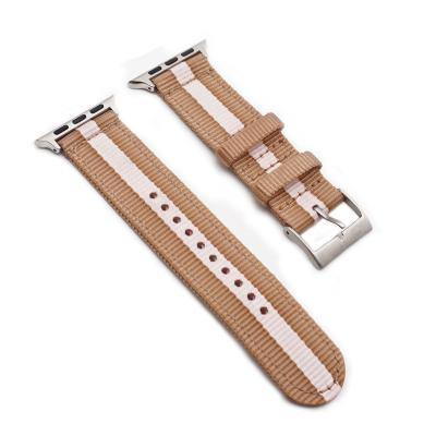 China JUELONG Watchband Nylon Weave Buckle Breathable Nylon Band For iWatch Series 6/5/4 Sports Watch Strap 38/40mm 42/44mm for sale