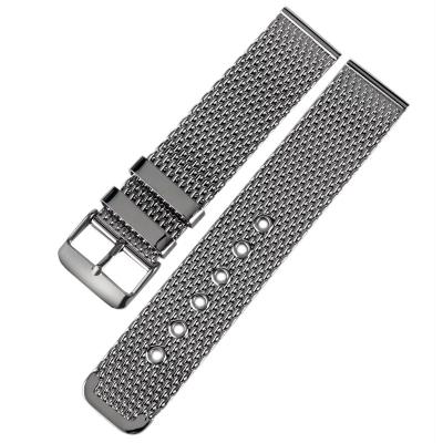 China JUELONG Shark Mesh Watch Band JUELONG Metal Milanese Straps Adjustable Metal Stainless Steel Mesh Shark Watch Strap for sale