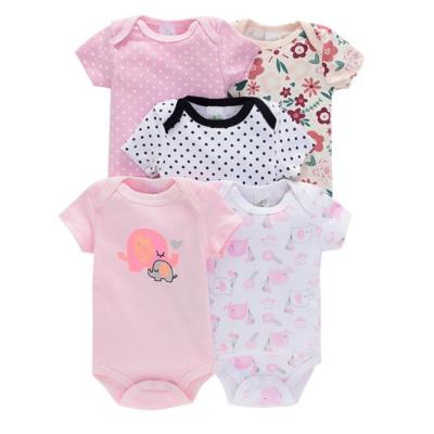 China Cozy baby clothes sublimation baby animal onesie organic baby onesie blank onesie for sale