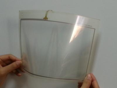 China Film Soft Transistor Flexible Touch Panel 10'' 4 Wires Resistive for ATM for sale