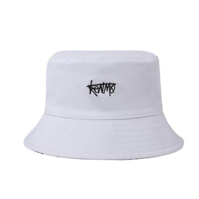 China High Quality Popular Custom Logo Fashion Sun Protection Reversible Cotton Bucket Hat for sale