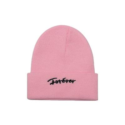 China JOINT Hot Sale Custom Design Knitted Winter Hats With Custom Logo for sale