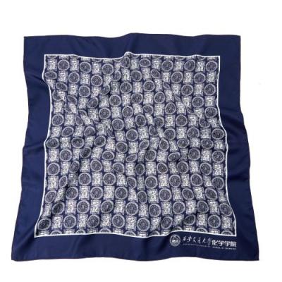 China Factory Square Wholesale Custom Design 100% Silk Scarf With Color for sale