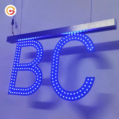 China Long Lasting Easy Installation Low Power JAGUARSIGN Custom Shop Lighted Sign Free Match Hanging Ultrathin LED Sign For Store Outlet Manufacturer for sale