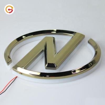 China Low Installation JAGUARSIGN Manufacturer Custom Illuminated Car Dealer Wall Lighted Auto Dealership Sign Long Durable Easy Sign For Wall for sale