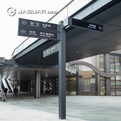 China Customized outdoor decoration and advertising street standing instructions wayfinding signs for sale