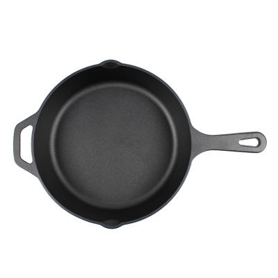 China Amazon hot sale new design viable 10 inch cookware skillet cast iron skillet for sale